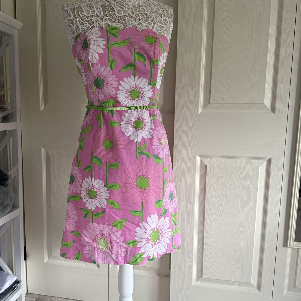 Lilly Pulitzer Sundress Sz 6 cotton Fun and finished
